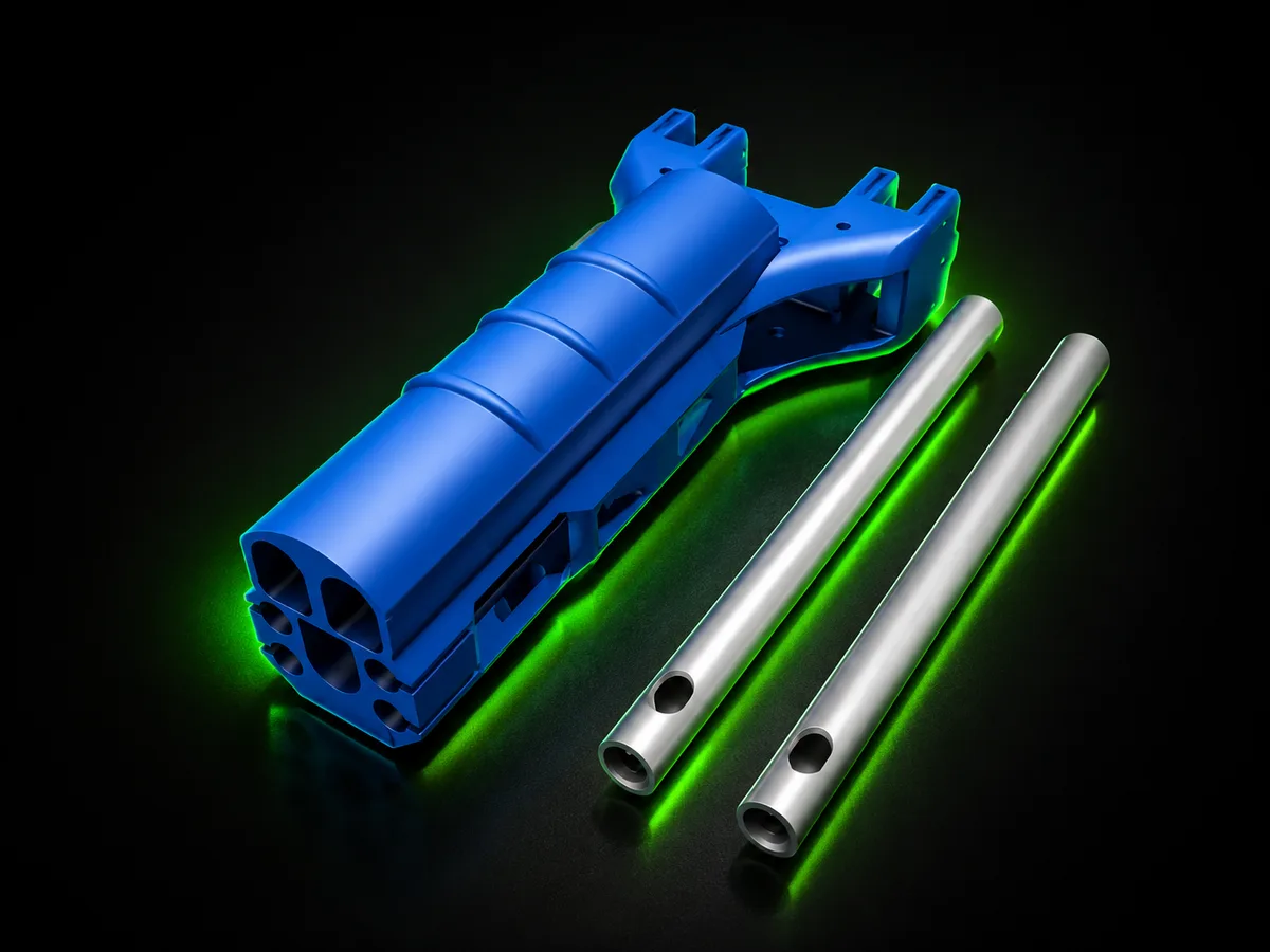 Estilingue semiautomático Esporte3D fabricado em impressão 3D
